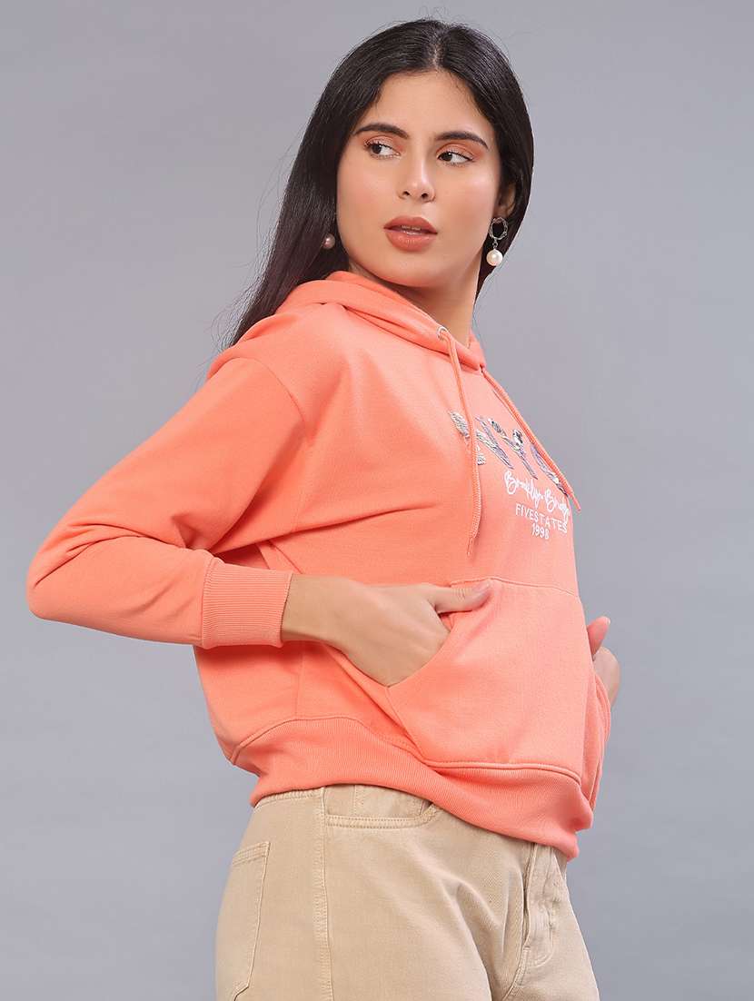 women printed long sleeve sweatshirt - 22054474 -  Standard Image - 2