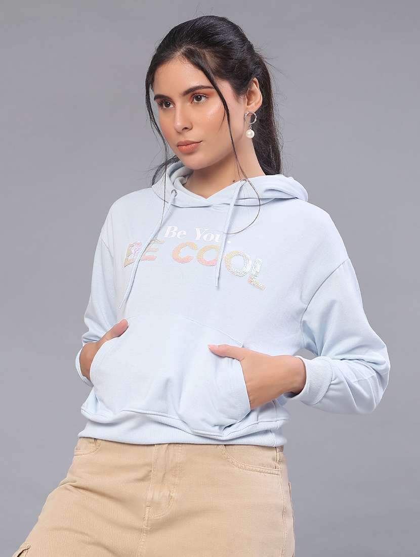 women printed long sleeve sweatshirt - 22054475 -  Standard Image - 2