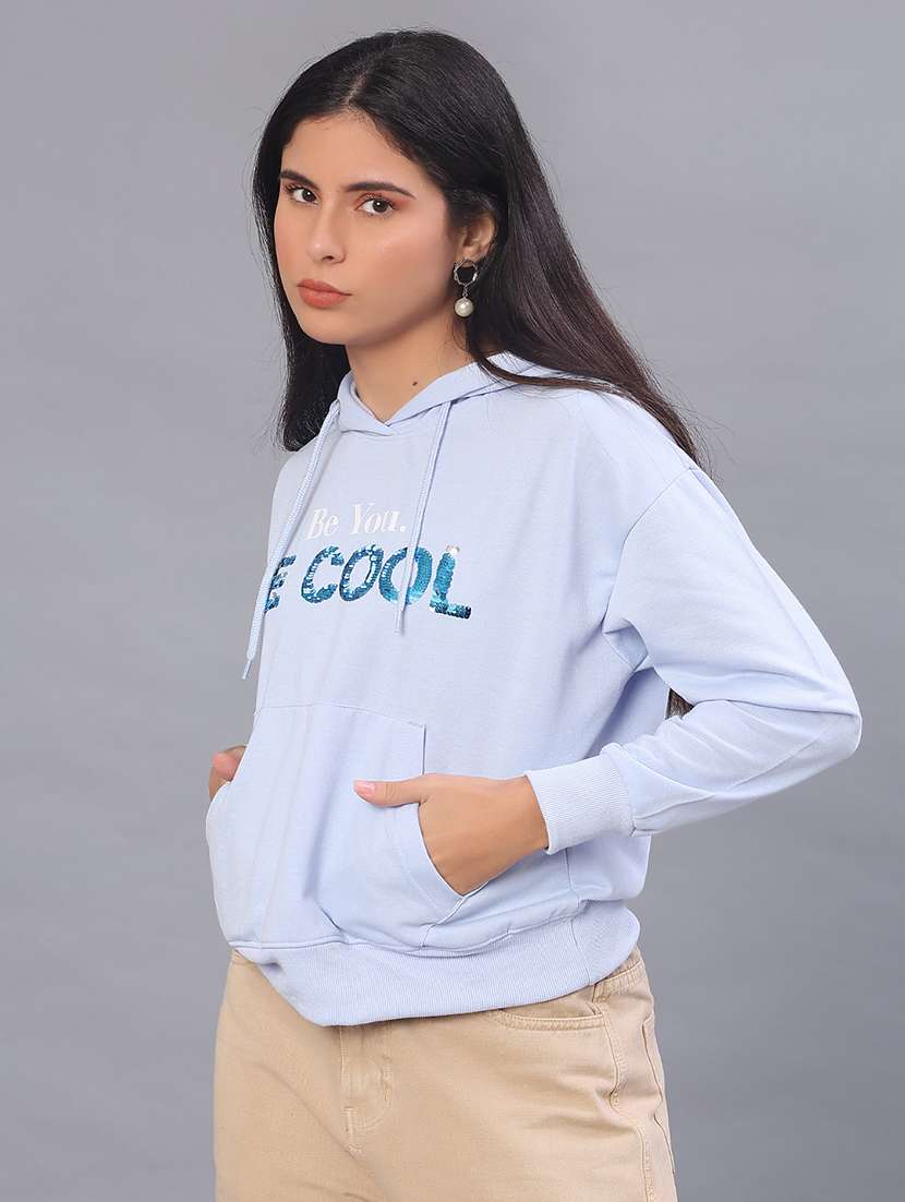 women printed long sleeve sweatshirt - 22054479 -  Standard Image - 2