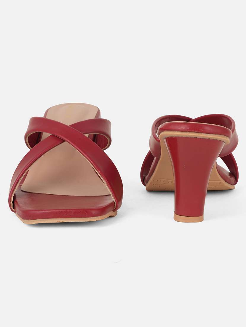 women solid slip on sandals - 22054692 -  Standard Image - 2