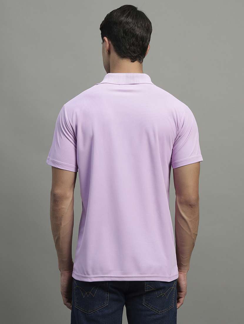 men solid short sleeve regular fit polo t-shirt - 22054985 -  Standard Image - 2