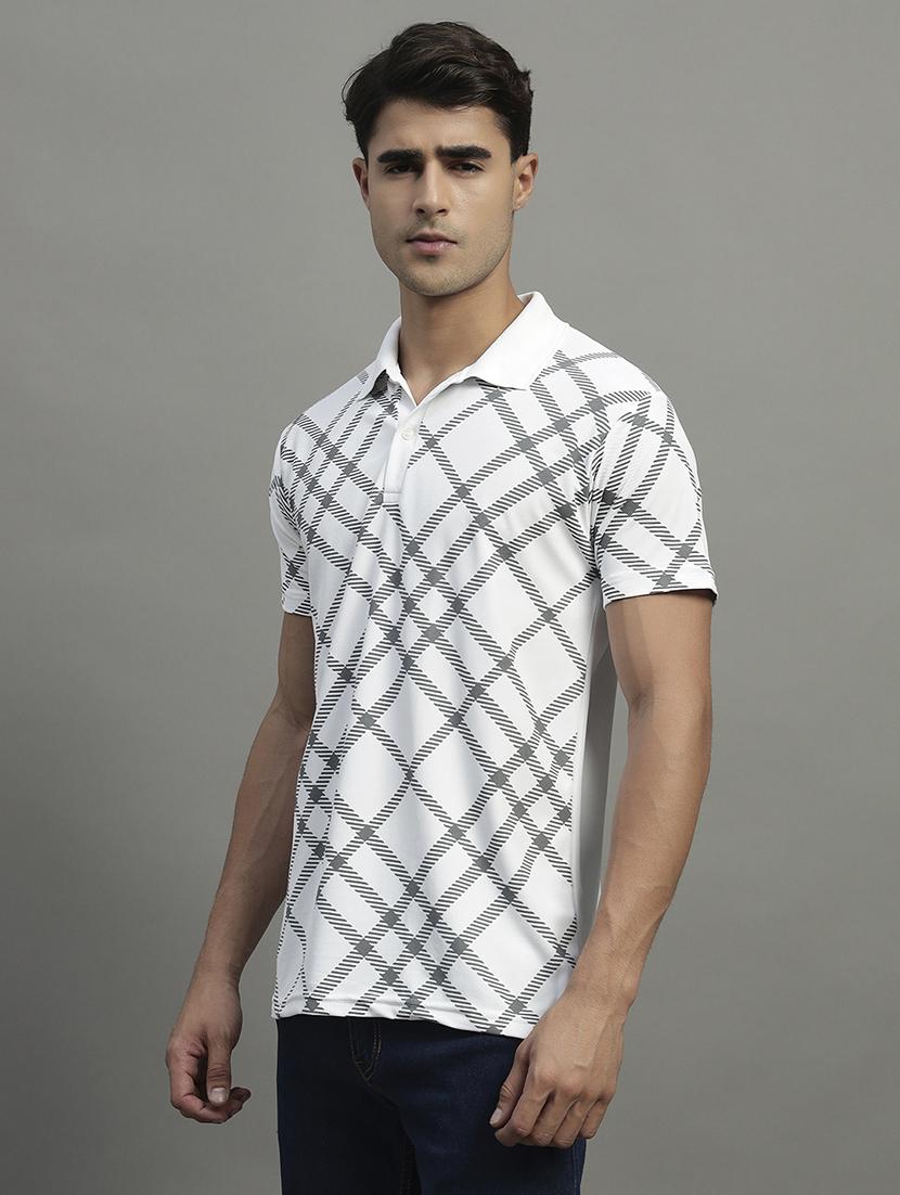 men printed short sleeve regular fit polo t-shirt - 22054993 - Standard Image - 2