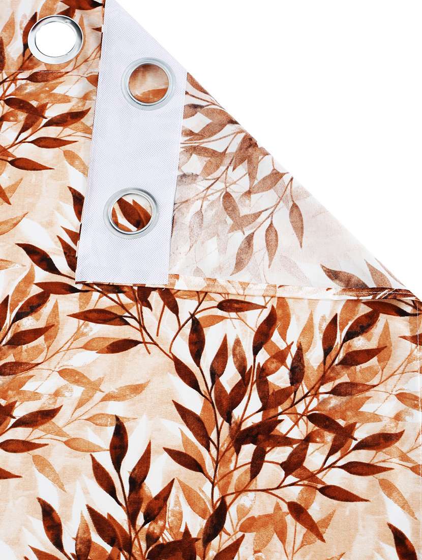 pack of 2 floral printed 7 feet door curtains - 22055019 -  Standard Image - 2