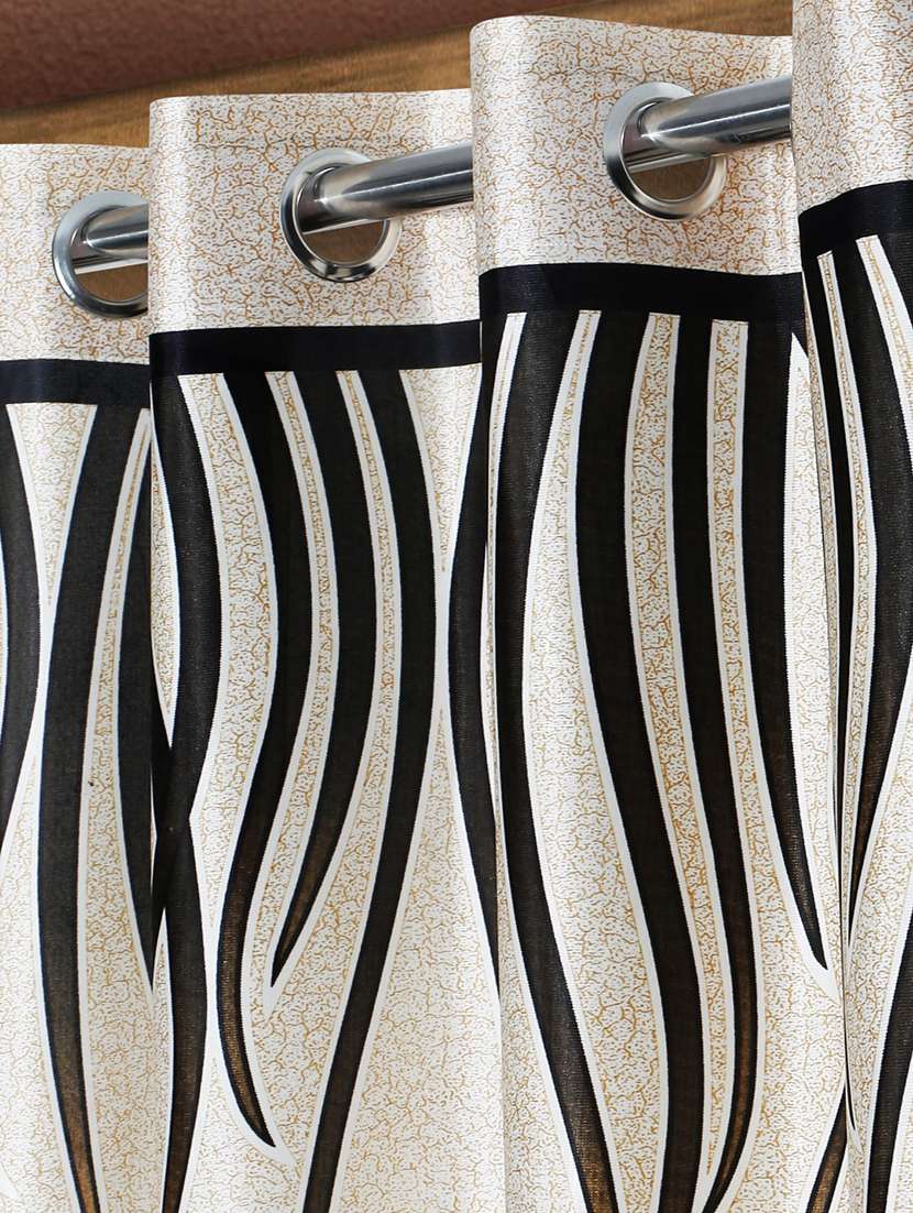 pack of 2 printed 7 feet door curtains - 22055024 - Standard Image - 2