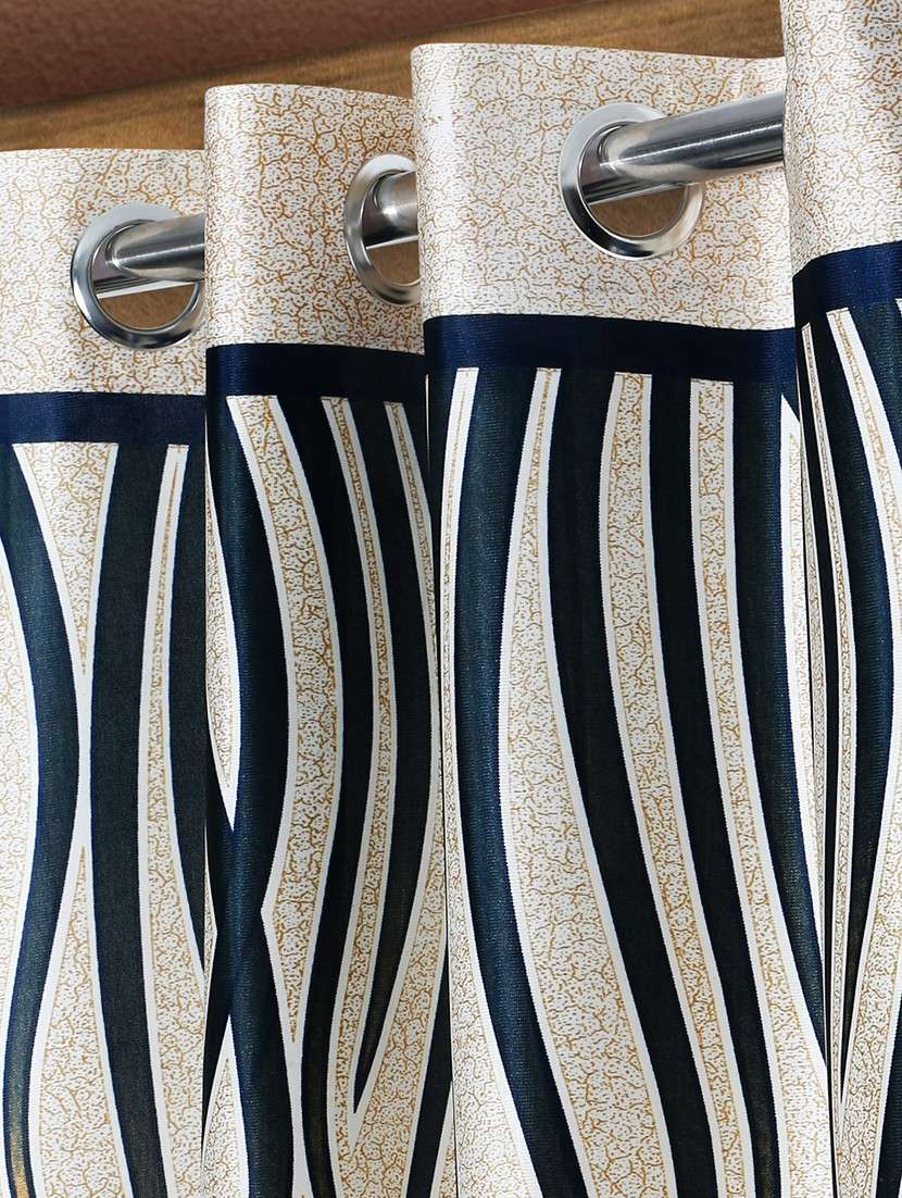 pack of 2 printed 7 feet door curtains - 22055025 -  Standard Image - 2