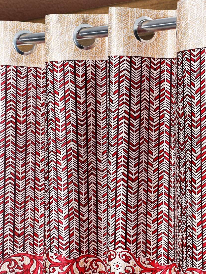 pack of 2 printed 7 feet door curtains - 22055026 -  Standard Image - 2