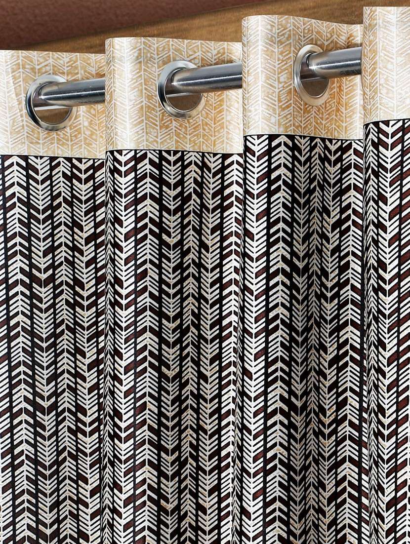 pack of 2 printed 7 feet door curtains - 22055027 -  Standard Image - 2