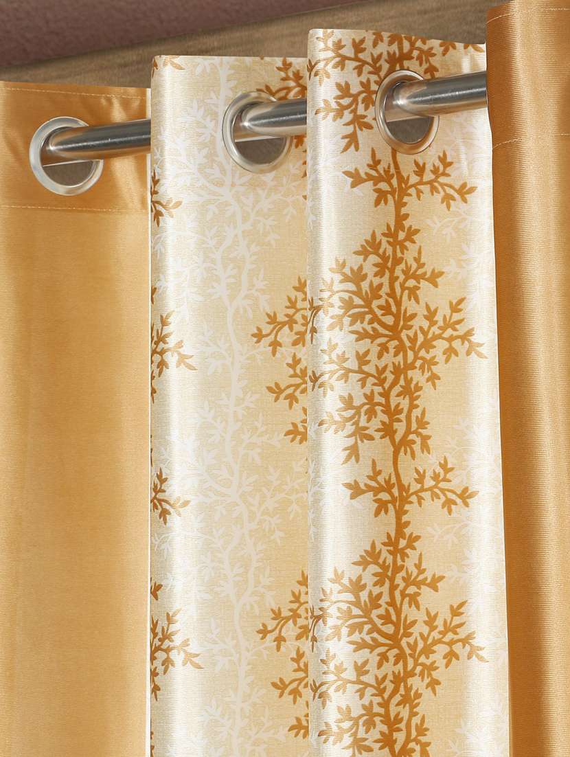 pack of 2 printed 7 feet door curtains - 22055036 - Standard Image - 2