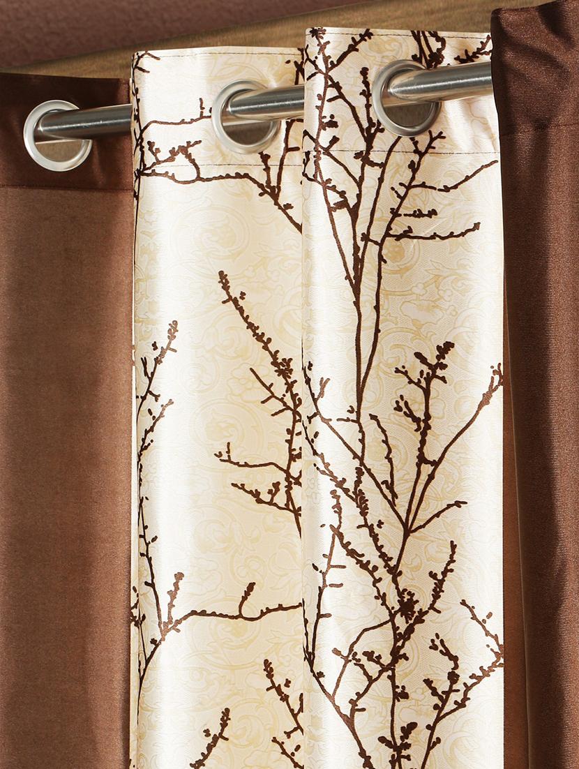 pack of 2 printed 7 feet door curtains - 22055038 - Standard Image - 2