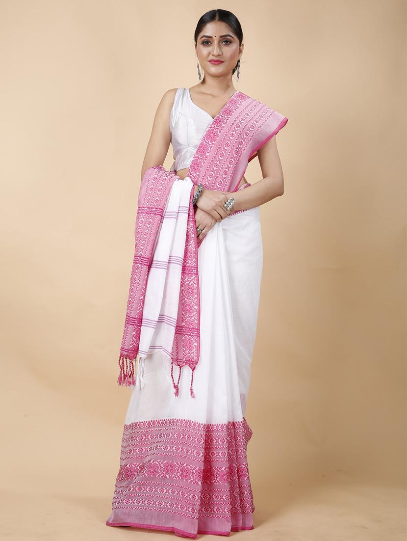 multi colored cotton handloom saree - 22055577 - Standard Image - 2