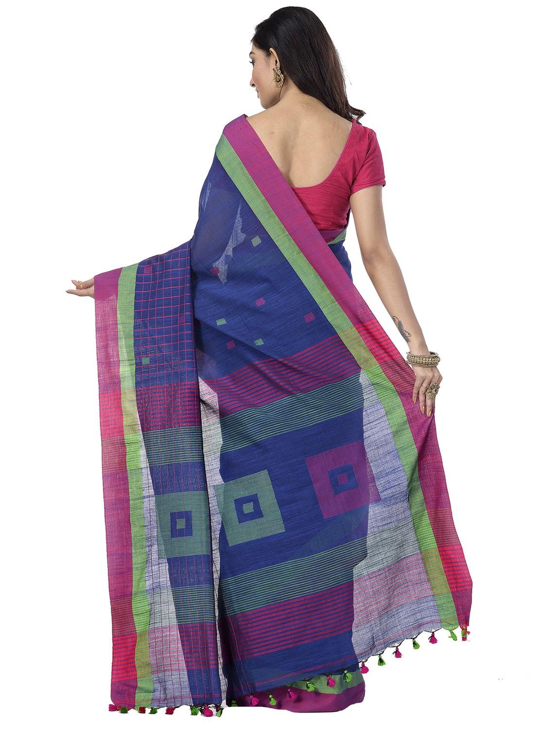 women self design handloom saree - 22055654 - Standard Image - 2