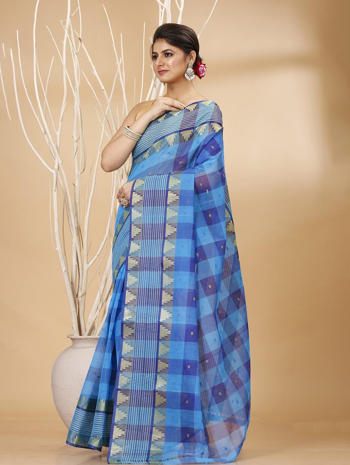 women self design handloom saree - 22055720 - Standard Image - 2