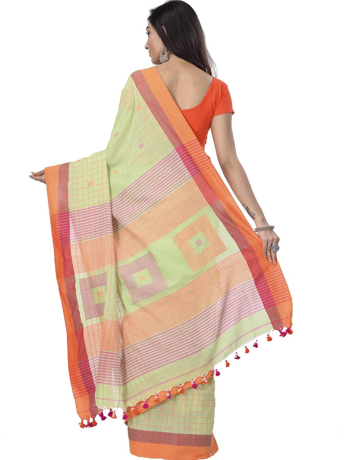 women self design handloom saree - 22056461 - Standard Image - 2