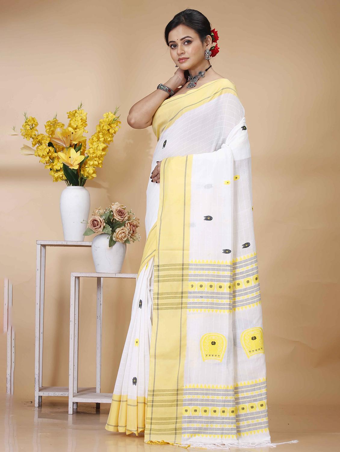 women self design handloom saree - 22056745 - Standard Image - 2