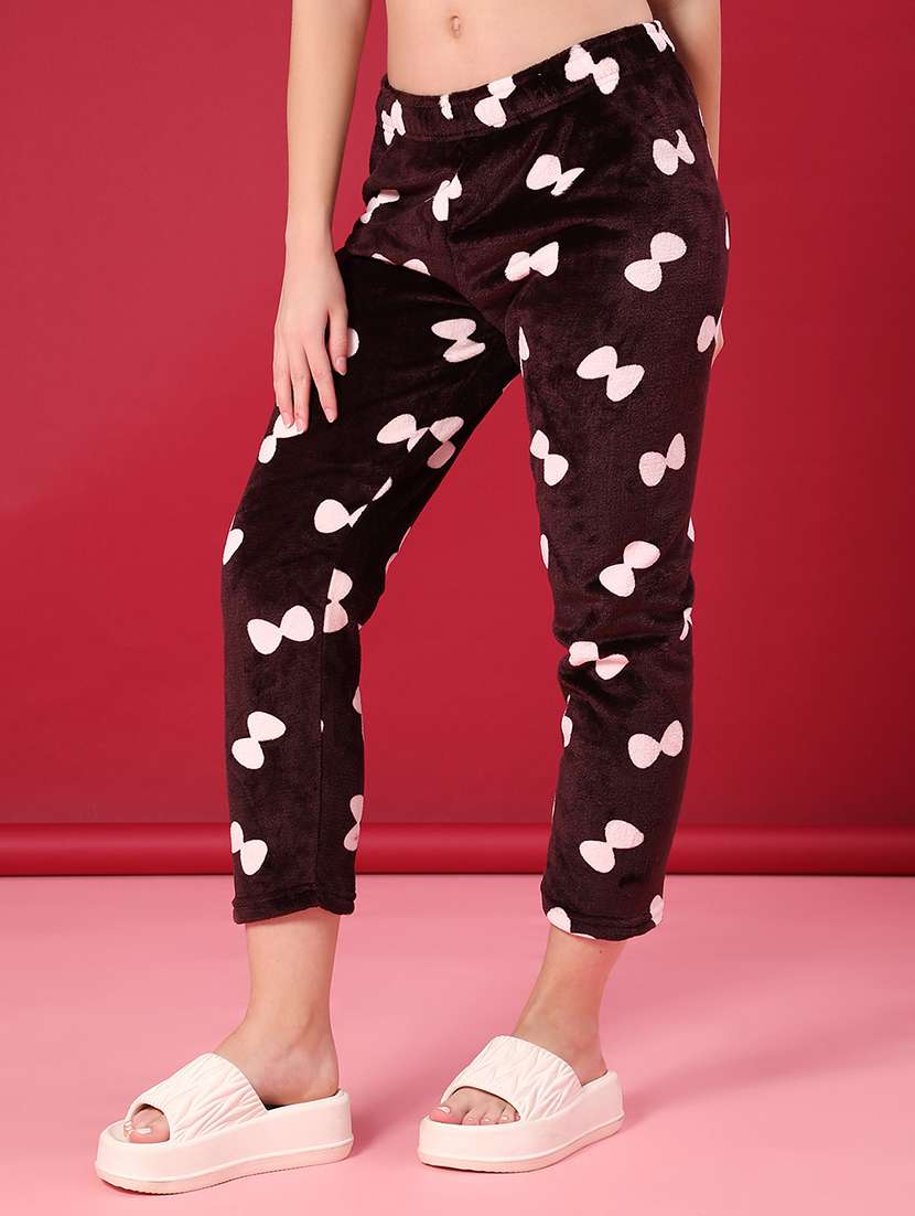 women printed mid rise winter wear pyjama - 22057176 -  Standard Image - 2