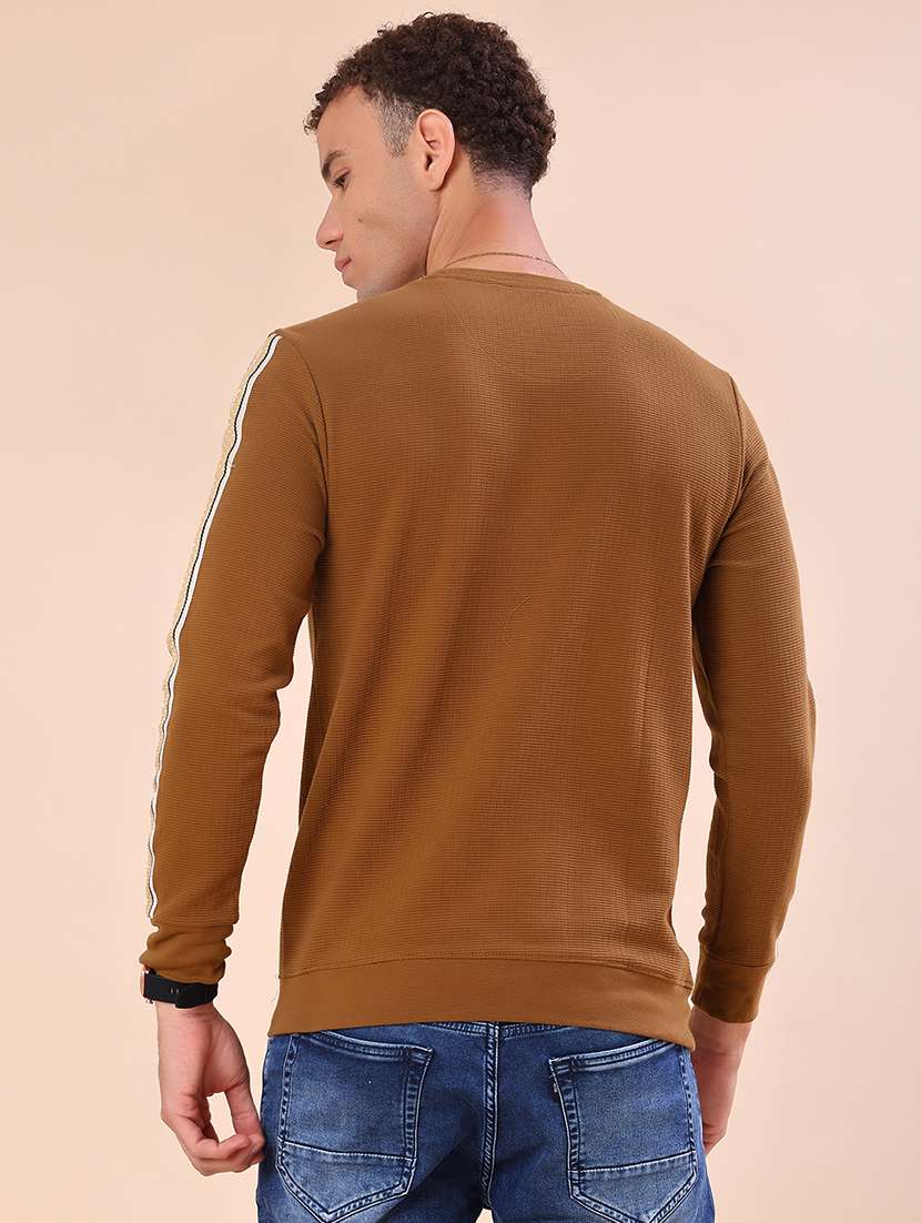 men self design long sleeve regular fit polo t-shirt - 22057238 -  Standard Image - 2