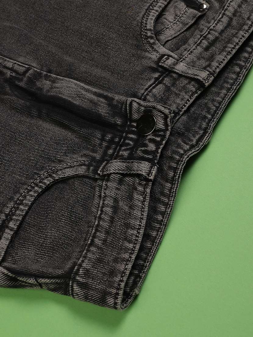 girls plain mid rise regular fit cargo - 22057411 -  Standard Image - 2