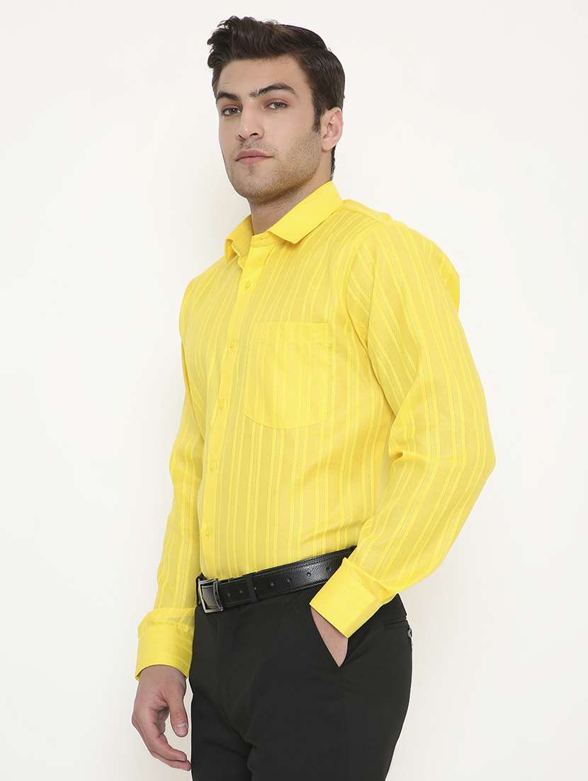 men solid collared long sleeve regular fit shirt - 22057789 -  Standard Image - 2