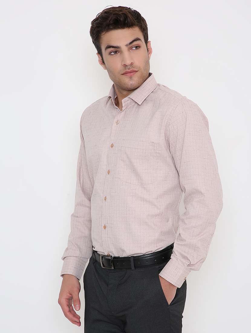 men solid collared long sleeve regular fit shirtxc - 22057798 -  Standard Image - 2