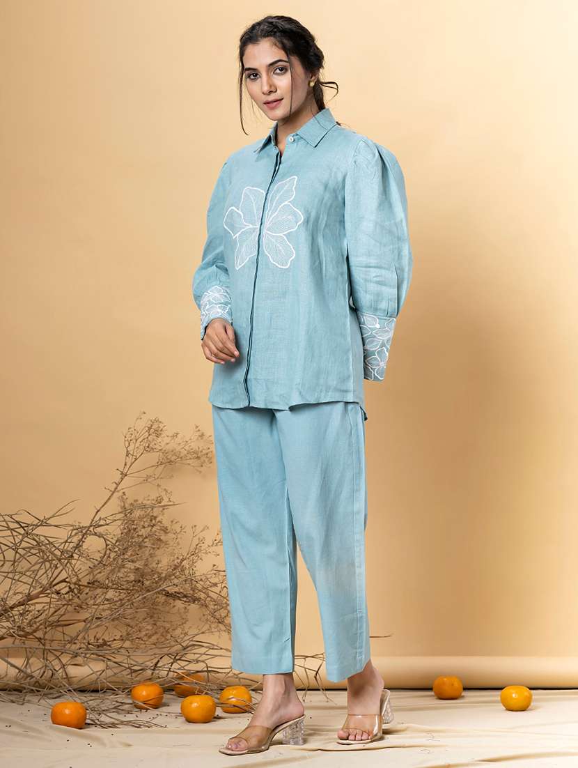 women long sleeve regular fit ethnic co-ord set - 22058641 -  Standard Image - 2