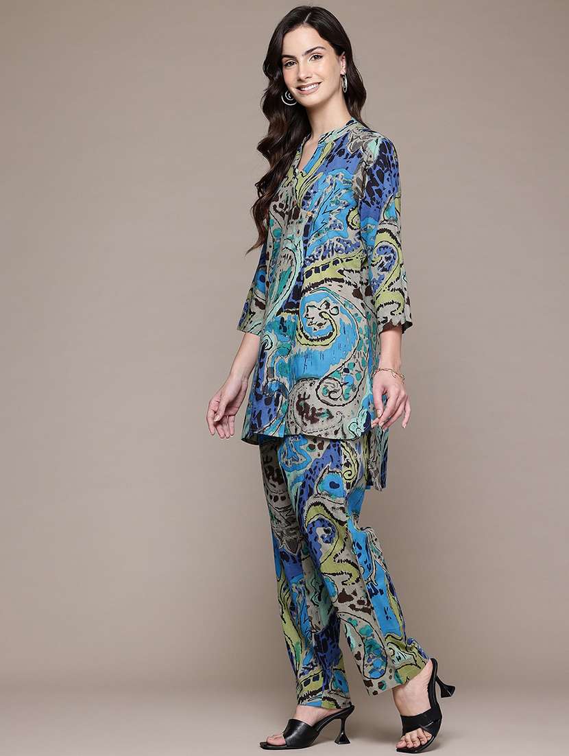 green cotton coord set - 22058694 - Standard Image - 2