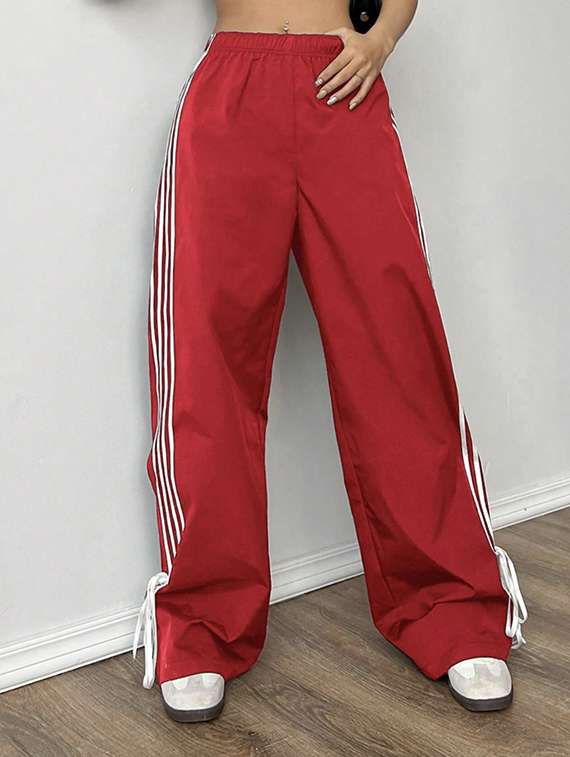 women tapered high rise wide leg trouser - 22058708 -  Standard Image - 2