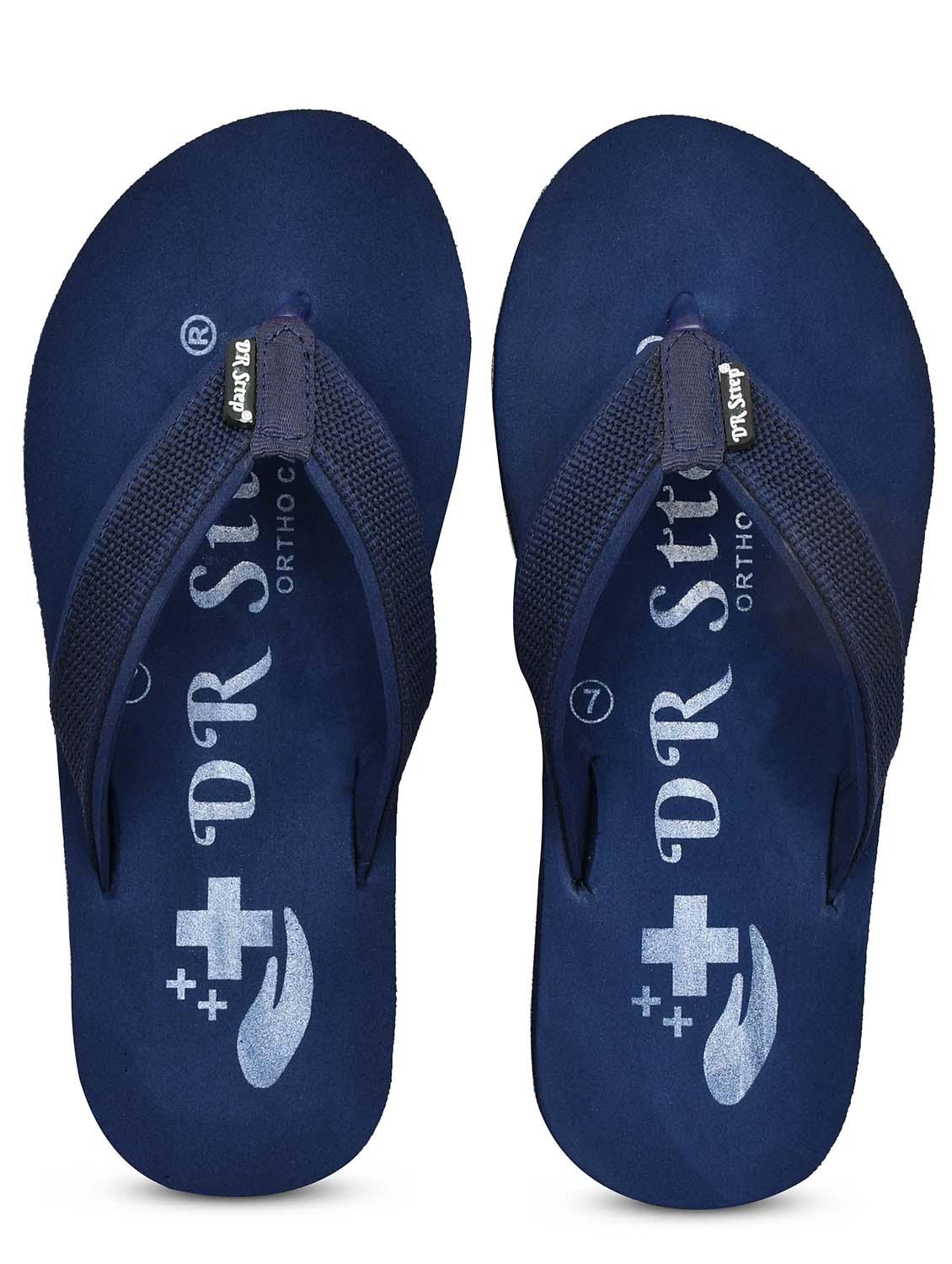 men blue toe separator flip flop - 22058720 - Standard Image - 2