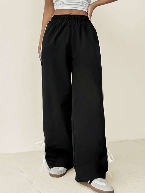 women tapered high rise track pant - 22058732 - Standard Image - 2