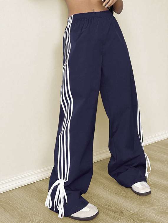 women tapered high rise track pant - 22058734 -  Standard Image - 2