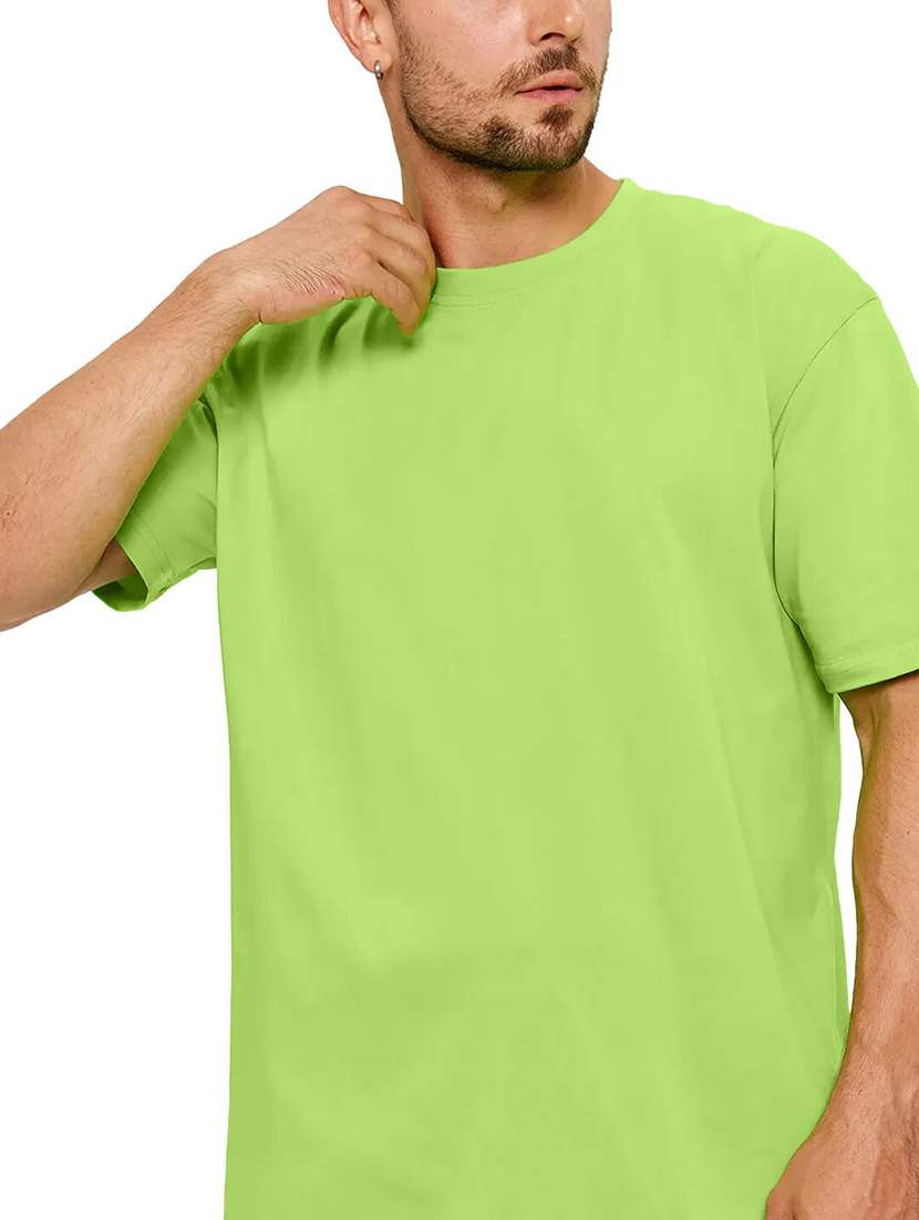 men solid short sleeve loose fit shirt - 22059299 - Standard Image - 2
