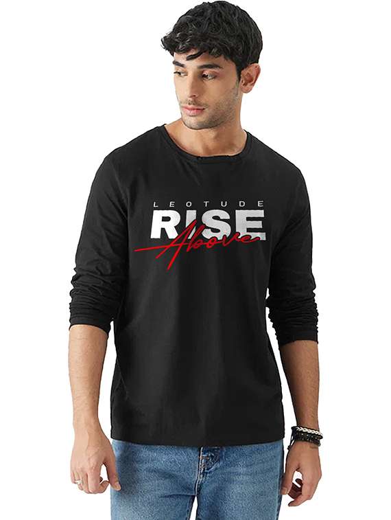 men pack of 2 printed long sleeve regular fit t-shirt - 22059349 - Standard Image - 2