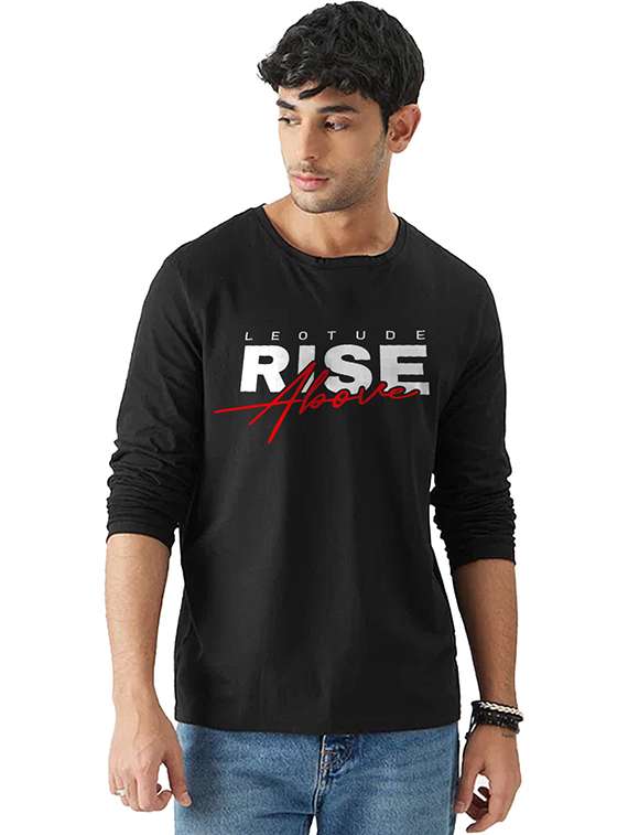 men pack of 2 printed long sleeve regular fit t-shirt - 22059350 - Standard Image - 2