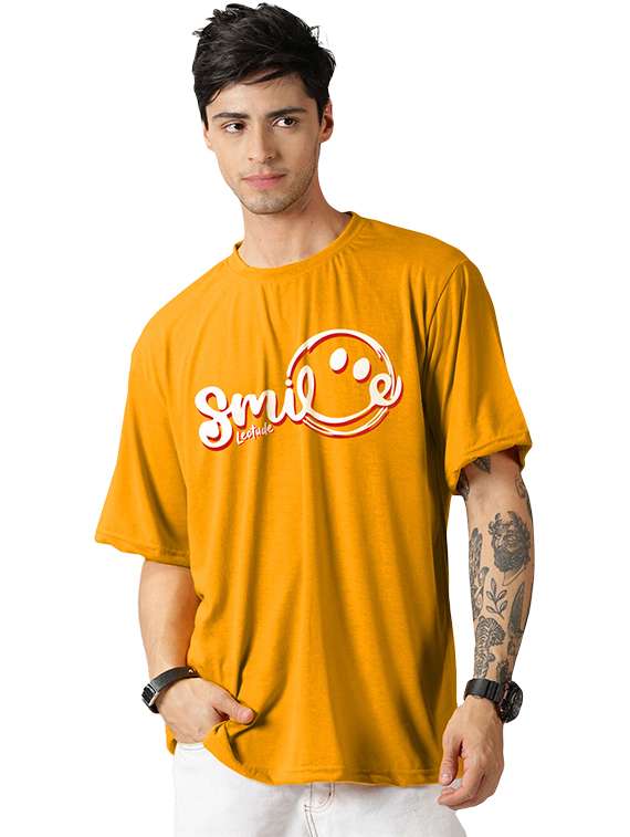 men pack of 2 printed short sleeve oversized fit t-shirt - 22059355 - Standard Image - 2