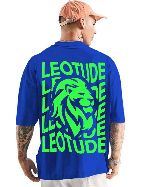 men pack of 2 printed short sleeve oversized fit t-shirt - 22059358 - Standard Image - 2