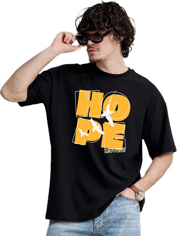men pack of 2 printed short sleeve oversized fit t-shirt - 22059361 - Standard Image - 2
