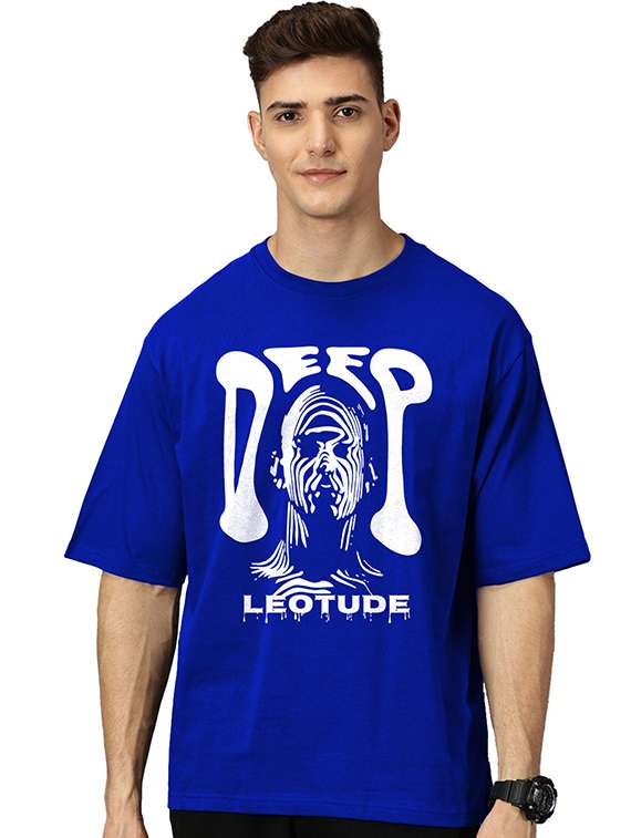 men pack of 2 printed short sleeve oversized fit t-shirt - 22059372 - Standard Image - 2