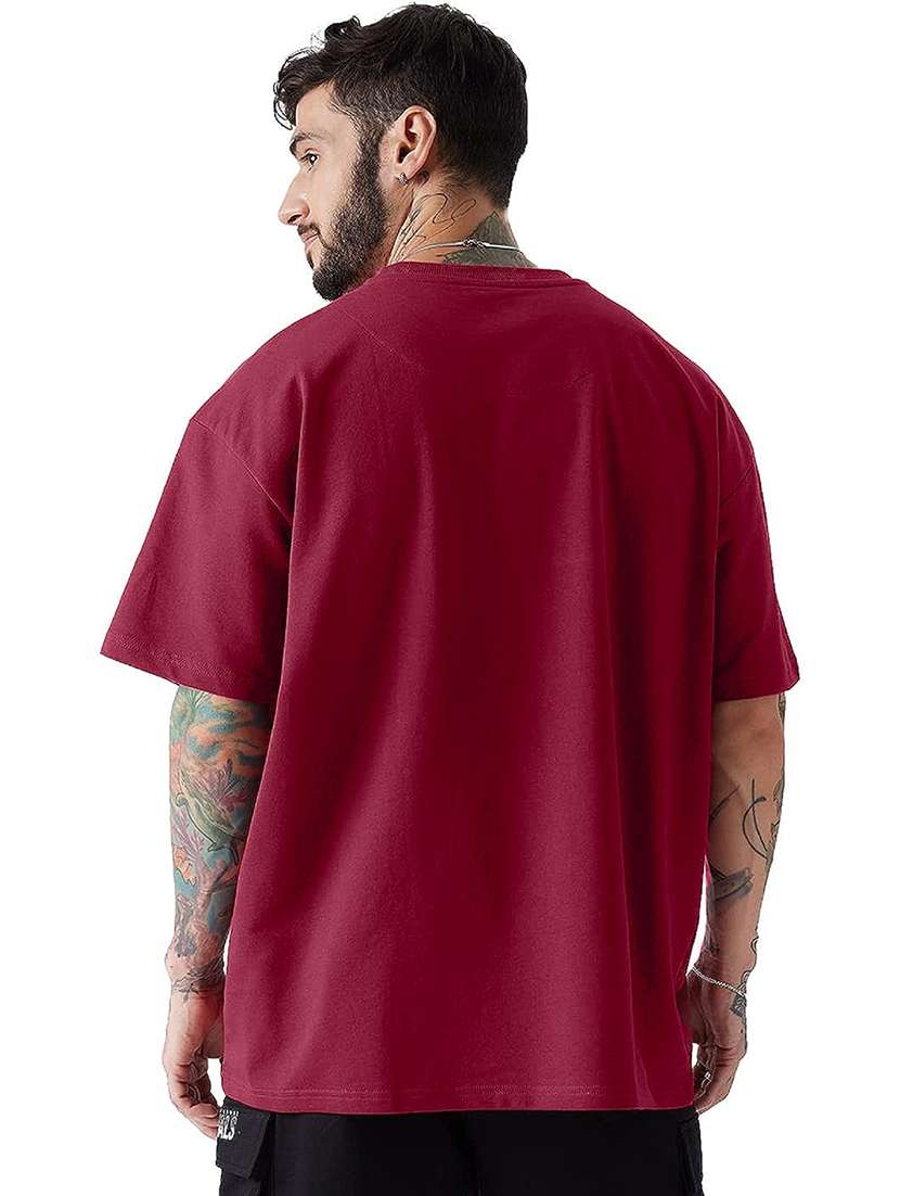 men pack of 2 printed short sleeve oversized fit t-shirt - 22059385 -  Standard Image - 2