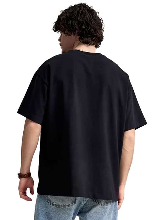 men pack of 2 printed short sleeve oversized fit t-shirt - 22059392 - Standard Image - 2