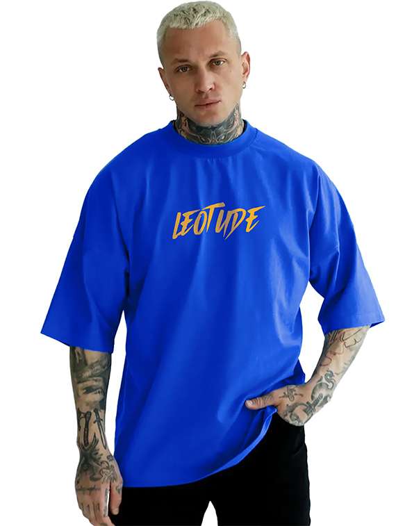 men pack of 2 printed short sleeve oversized fit t-shirt - 22059402 - Standard Image - 2
