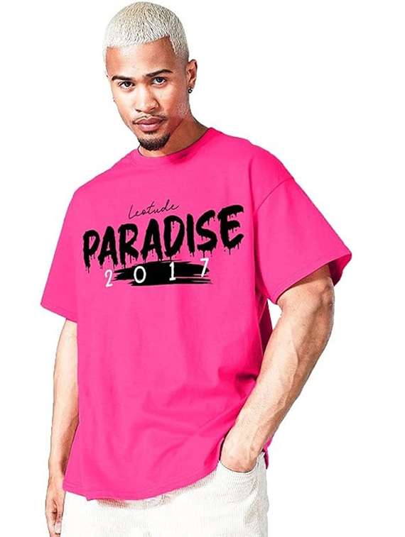 men pack of 2 printed short sleeve oversized fit t-shirt - 22059403 - Standard Image - 2