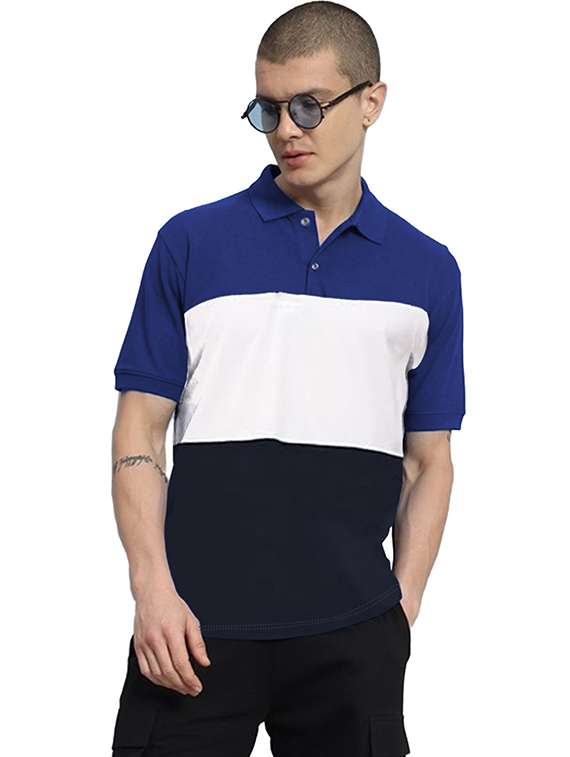 men pack of 2 printed short sleeve regular fit polo t-shirt - 22059421 - Standard Image - 2