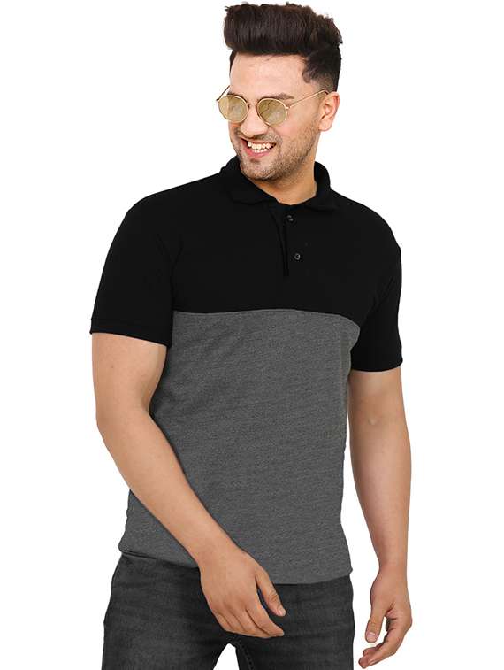 men pack of 2 printed short sleeve regular fit polo t-shirt - 22059435 - Standard Image - 2