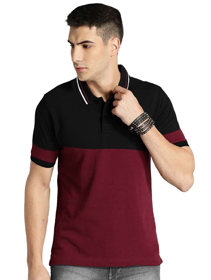 men pack of 2 printed short sleeve regular fit polo t-shirt - 22059457 - Standard Image - 2