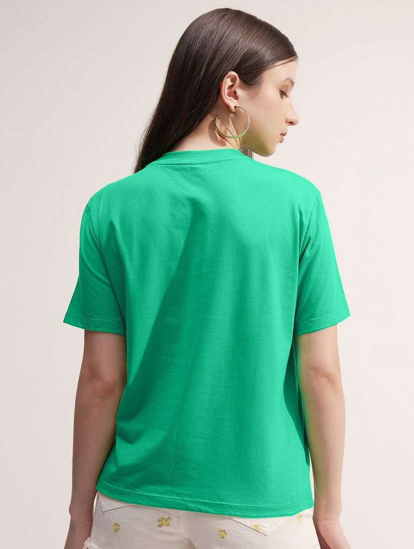 women printed short sleeve regular fit t-shirt - 22059484 -  Standard Image - 2