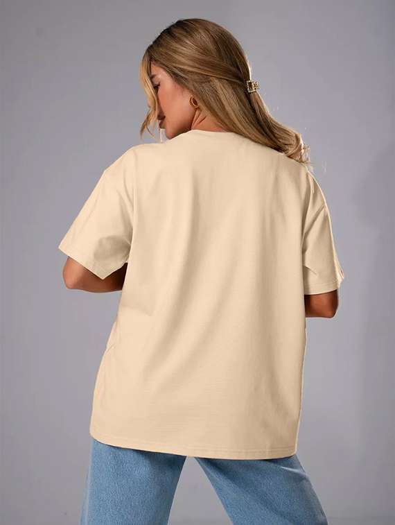 women pack of 2 printed short sleeve oversized t-shirt - 22059595 -  Standard Image - 2