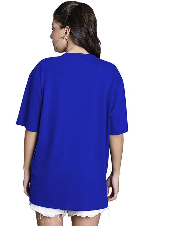 women pack of 2 printed short sleeve oversized t-shirt - 22059603 -  Standard Image - 2