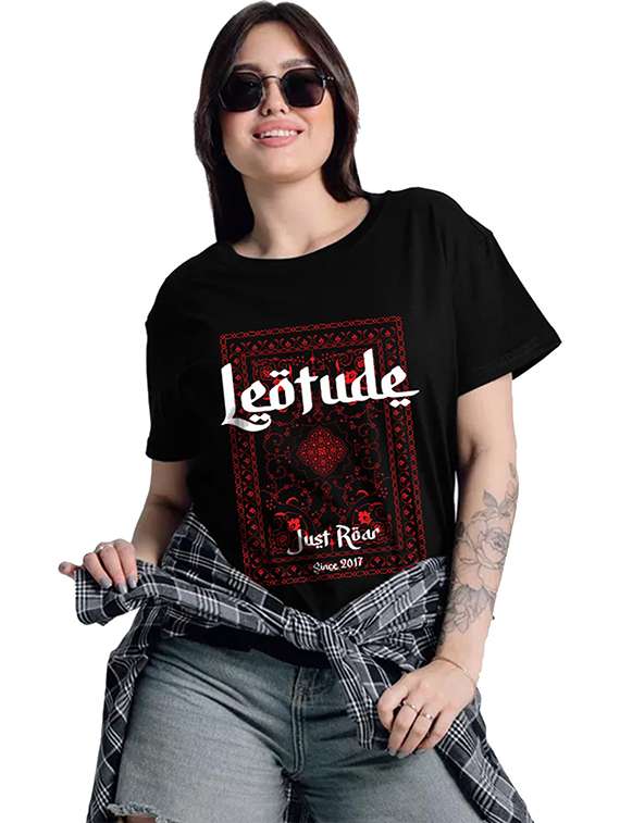 multi colored cotton blend oversized tshirt - 22059609 -  Standard Image - 2