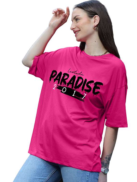 multi colored cotton blend oversized tshirt - 22059613 -  Standard Image - 2