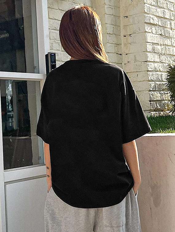 multi colored cotton blend oversized tshirt - 22059624 -  Standard Image - 2