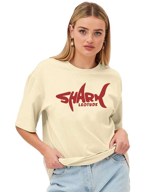 women pack of 2 printed short sleeve oversized t-shirt - 22059628 -  Standard Image - 2